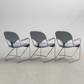 Sam Larsson, Armchairs, three pieces, "Sam", Dux, 1980s.