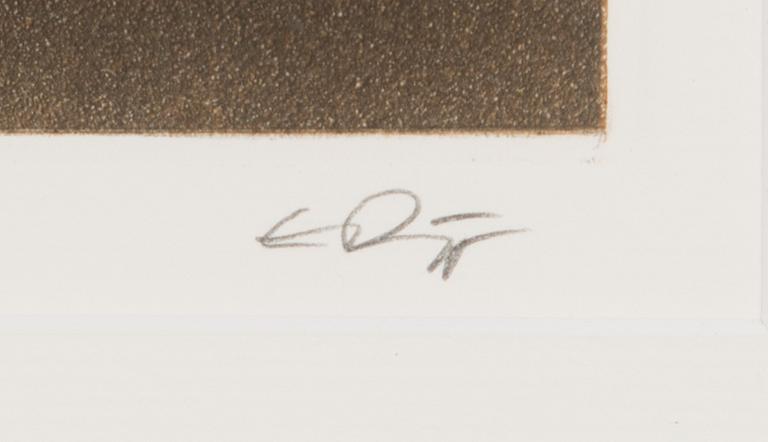 Esa Riippa, etsning och akvatint, signerad och numrerad IV/XXV.