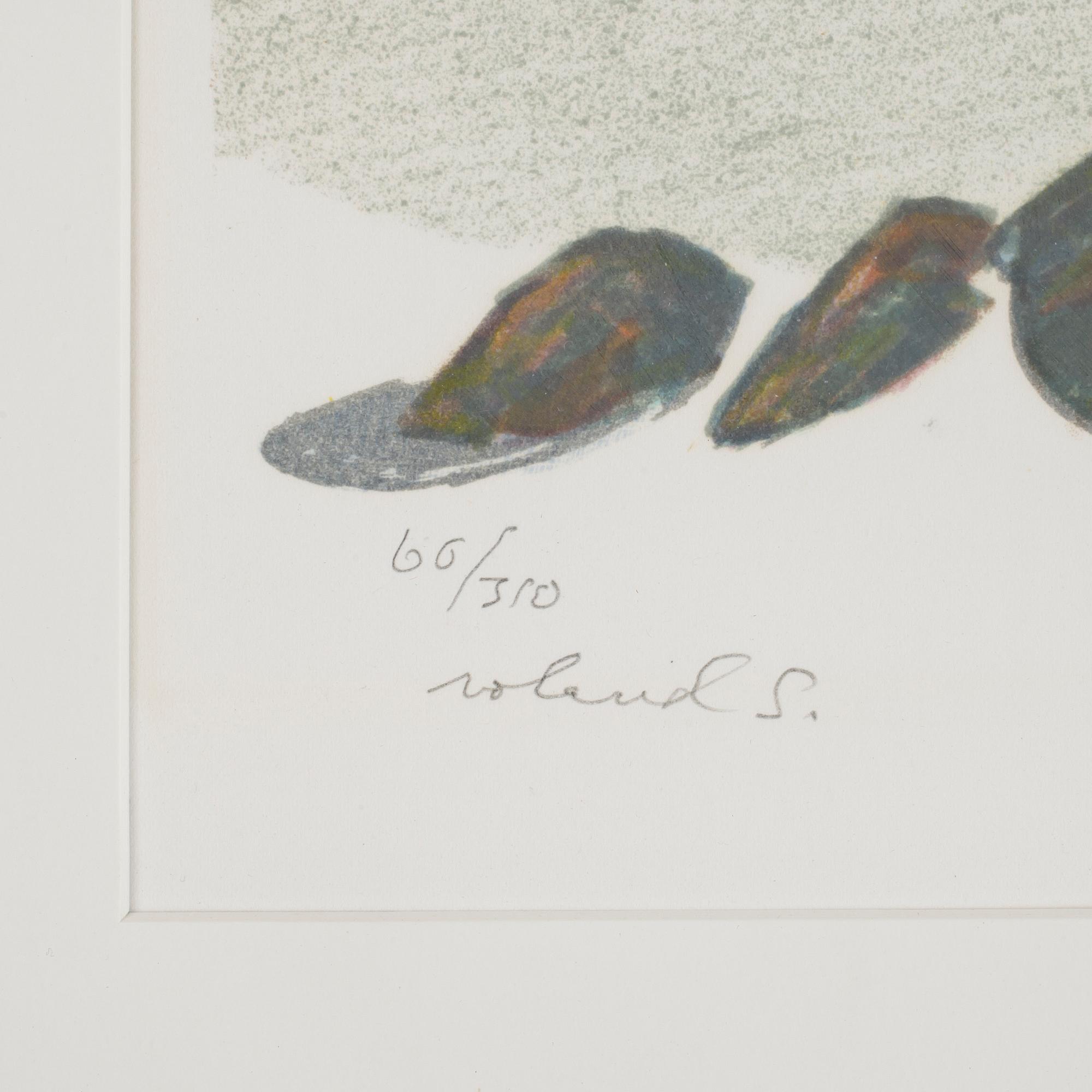 ROLAND SVENSSON, färglitografi, sign och numr 60/310.