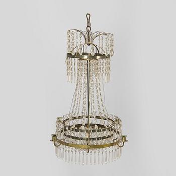 An early 19th century late Gustavian chandelier.