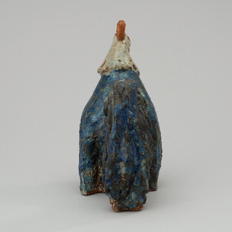 An Åke Holm stoneware figure of a rooster, Höganäs 1940's.