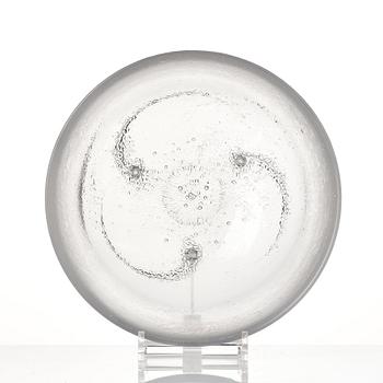 Tapio Wirkkala, a cast glass bowl, Iittala, Finland 1978, ed. 1/300.