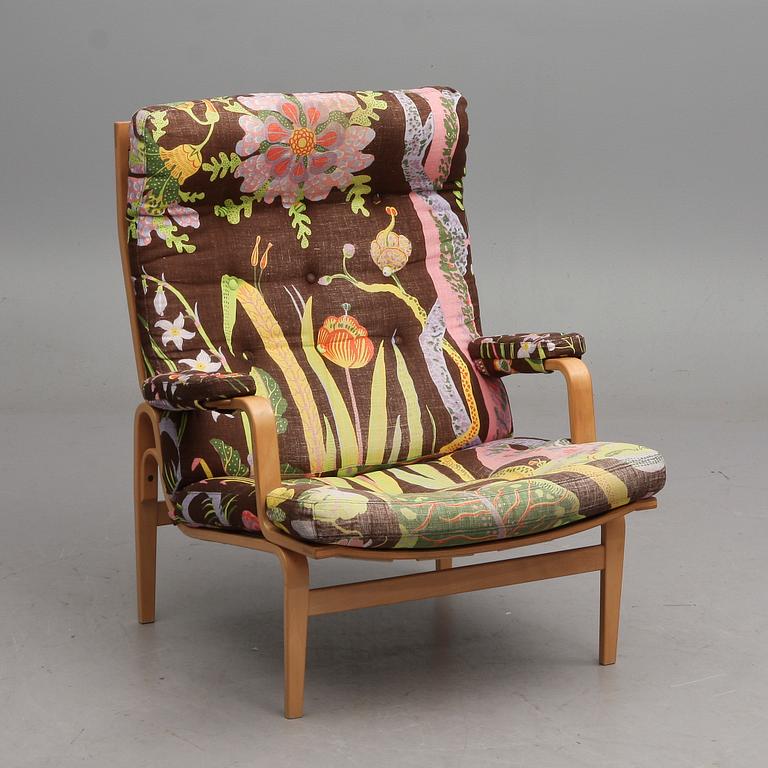 FÅTÖLJ, "Ingrid" hög, Bruno Mathsson by Dux. 1900-talets andra hälft.