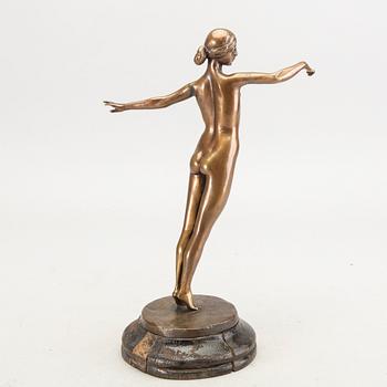 Carl Johan Bonnesen, a signed and dated bronze sculpture.