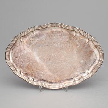 KAFFESERVISDELAR, 4 st, silver, Norge, 1938, vikt ca1126 g,