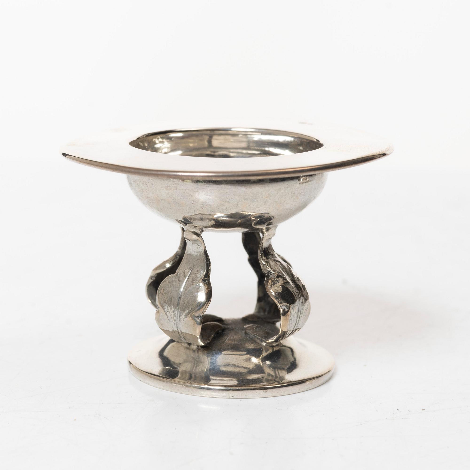 Silver, 4 pieces, Denmark, Norway early 20th century.