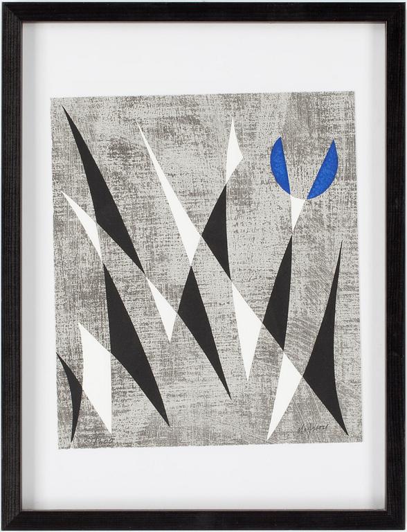 PIERRE OLOFSSON, färglitografi, signerad och numrerad 127/300.