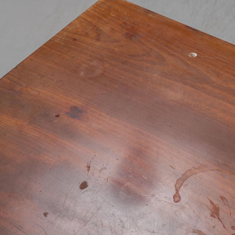 A Swedish Mahogany Table, Karl-Johan, early 19th century.