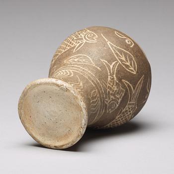 A Korean vase, Joseon dynasty, 15th Cenetury.