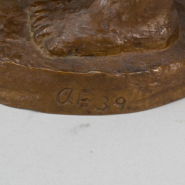 ADAM FISCHER, sculpture, bronze, signed and dated -39.