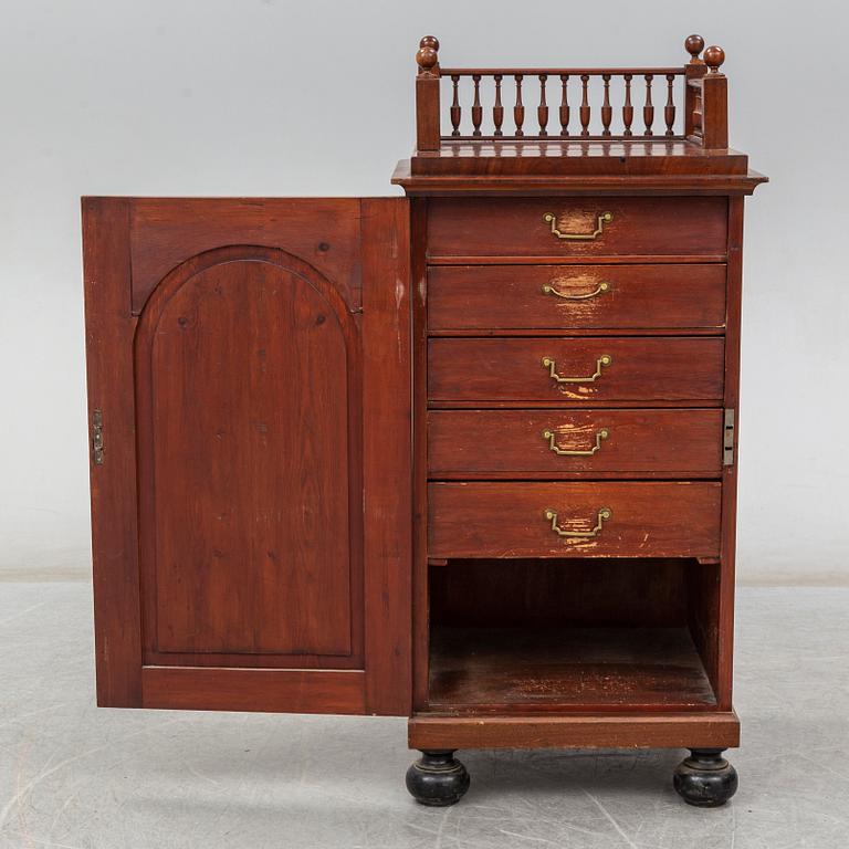 A Swedish Empire cupboard, first half of the 19th century.