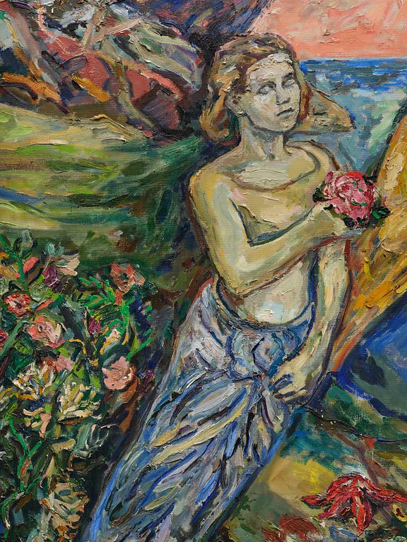 Albin Amelin, Allegorical female figures.