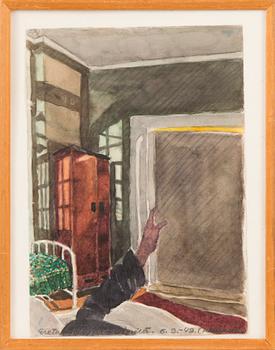 Greta Hällfors-Sipilä, Sisäkuva.