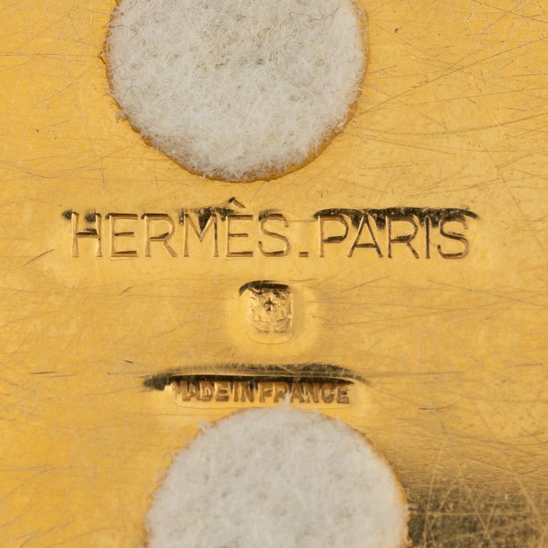 Hermès, magnifying glass/paperweight, "Tête de Cheval", 1960s/70s.