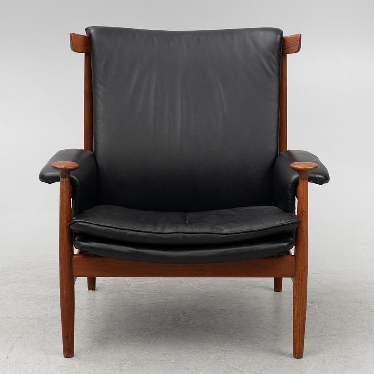 Finn Juhl, a 'Bwana' easy chair, France & Son, Denmark.