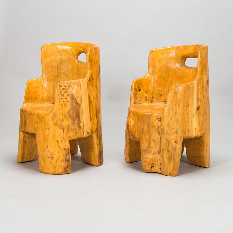 Two 20th century chairs.