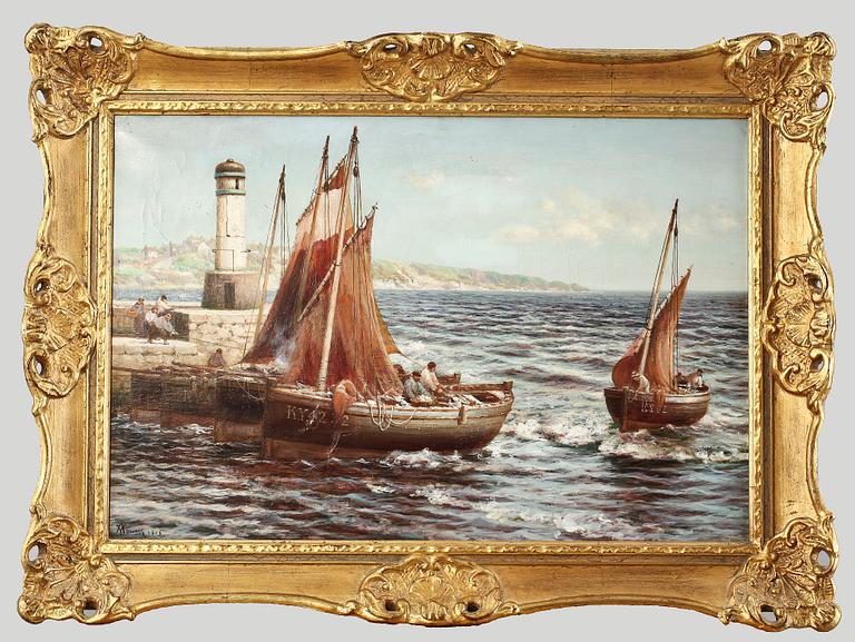 ALEXANDER YOUNG, olja på duk, sign o dat 1906.