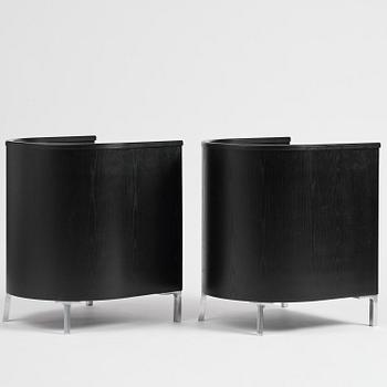 Mats Theselius, a pair of “Theselius Trä” armchairs, Källemo, Värnamo, post 2007.