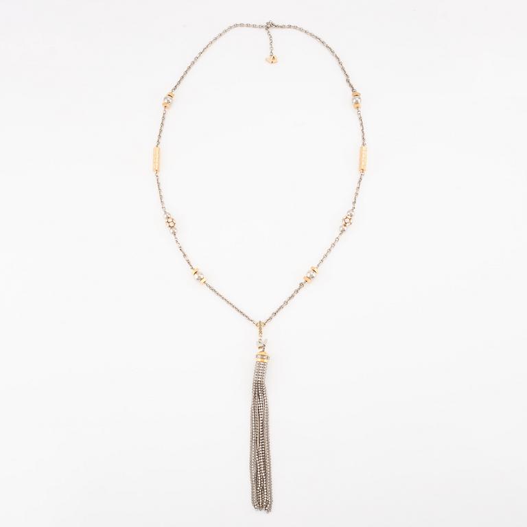 Louis Vuitton, necklace, "All that Jazz Crystal Tassel Pendant necklace".