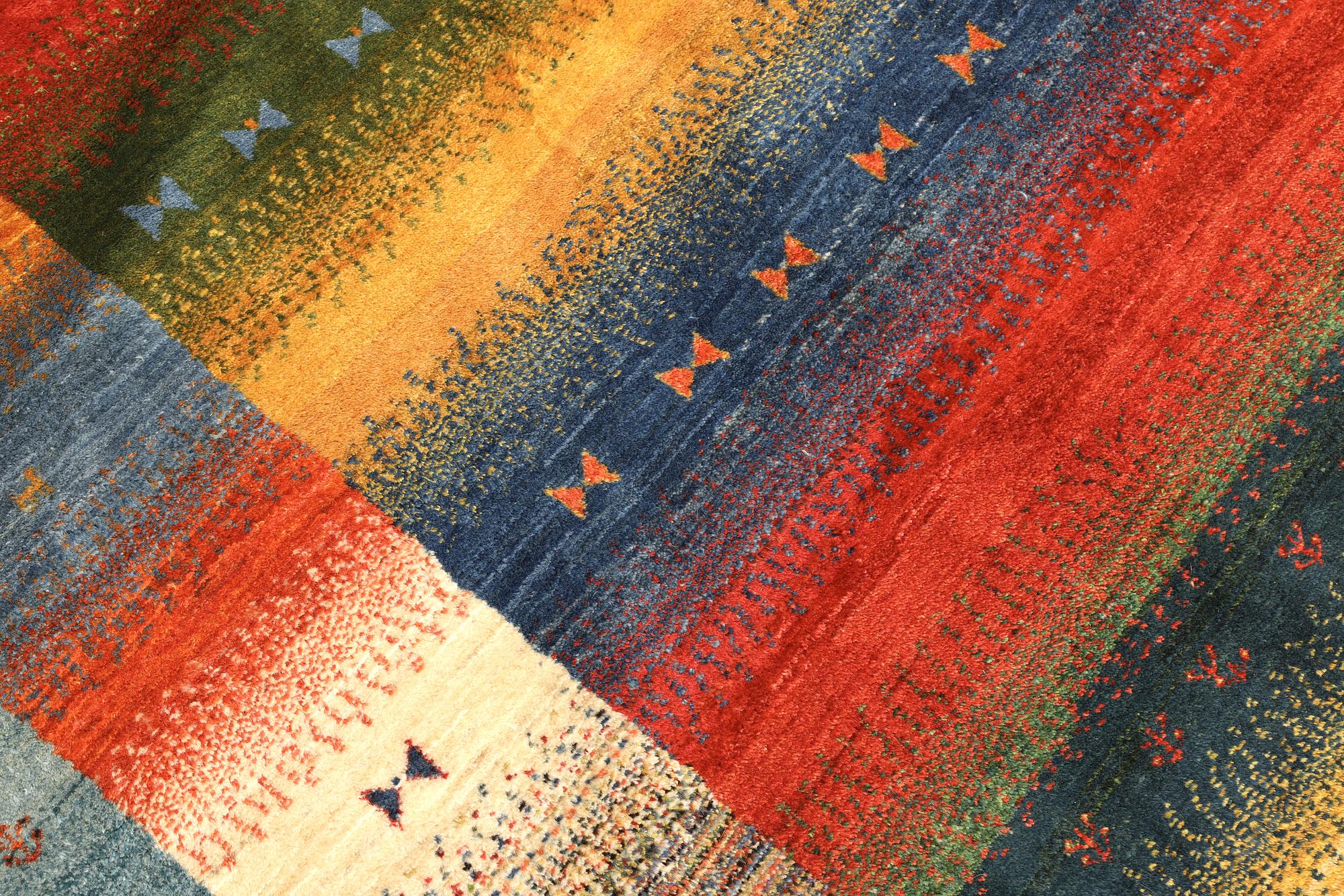 A Gabbeh rug, c. 288 x 207 cm.