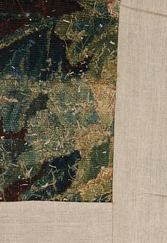 TAPESTRY. 281 x 250,5 cm. Probably Aubusson, France, beginning of the 18th century.