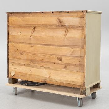 A Gustavian cupboard, early 19th century.