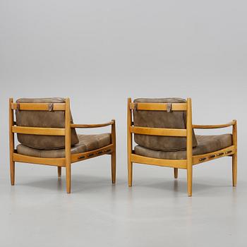 FÅTÖLJER, ett par, Läckö", OPE, Ingemar Thillmark, 1960-tal.