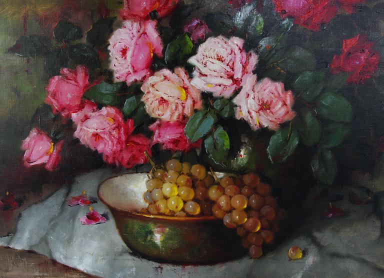 CARL H FISCHER, olja på duk, sign.