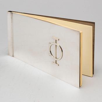 WIWEN NILSSON, a sterling silver note holder, Sweden, Lund, 1955.