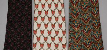 SLIPSAR, 3 st, Dior, Gianni Versace samt Gucci, 1960/70-tal.