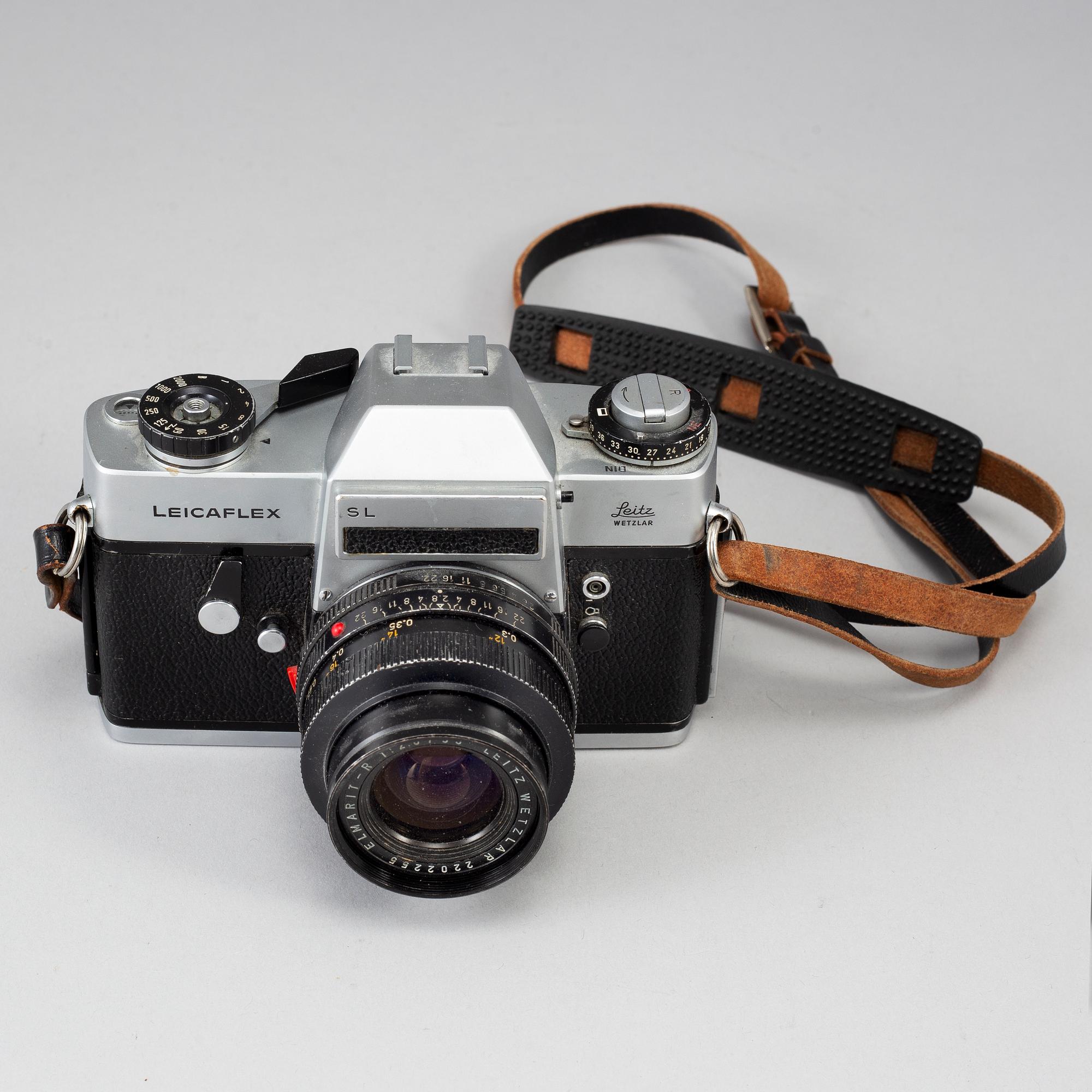 LEICAFLEX SL, with 4 lenses.