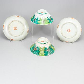 A pair of bowls, late Qing dynasty, circa 1900.