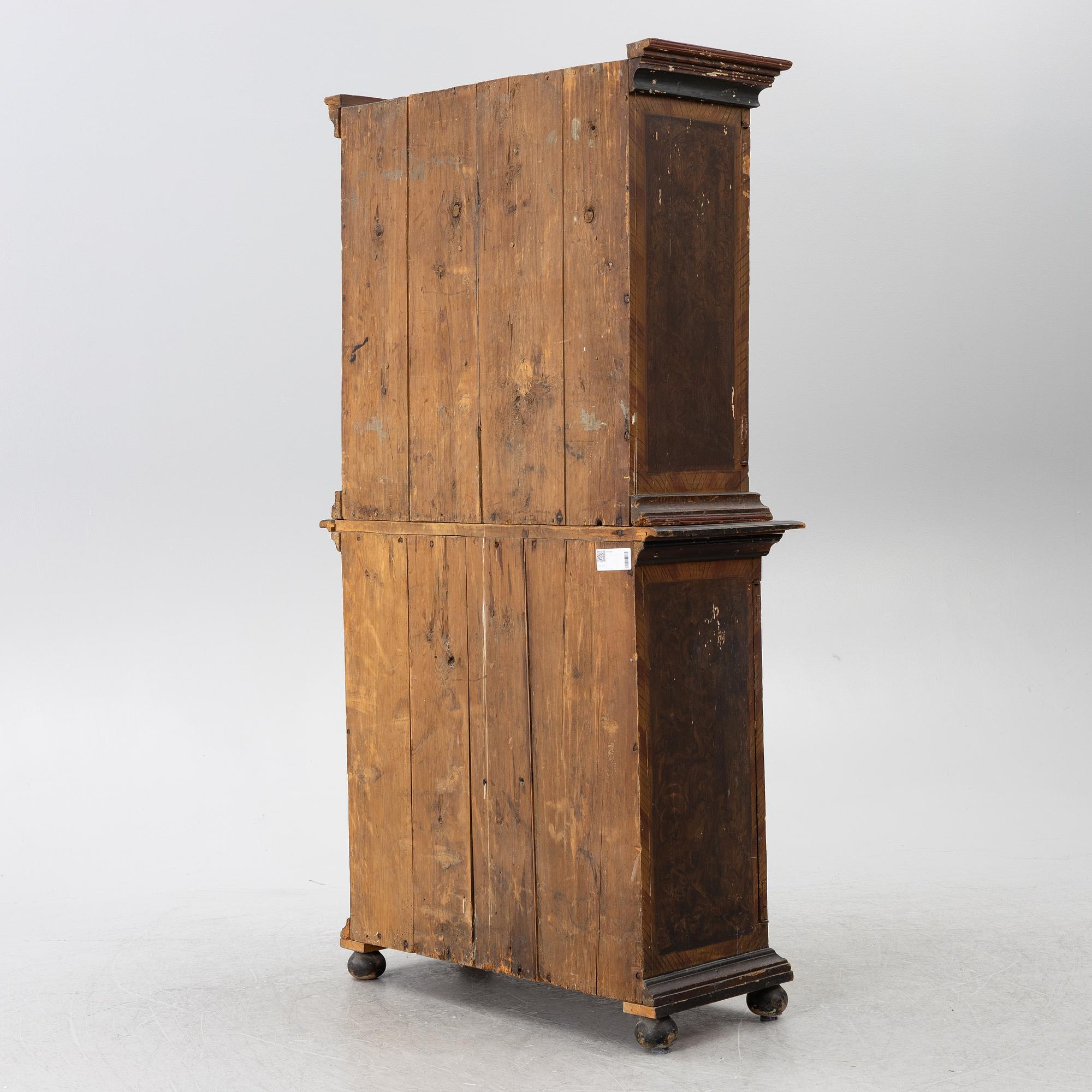 Skåp, allmoge, värmland, 17-/1800-tal.