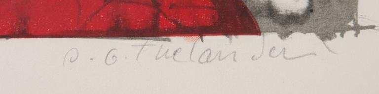 PARTI GRAFIK, 3 delar. P.G Thelander, Thormond Larsen o J. Ekström.