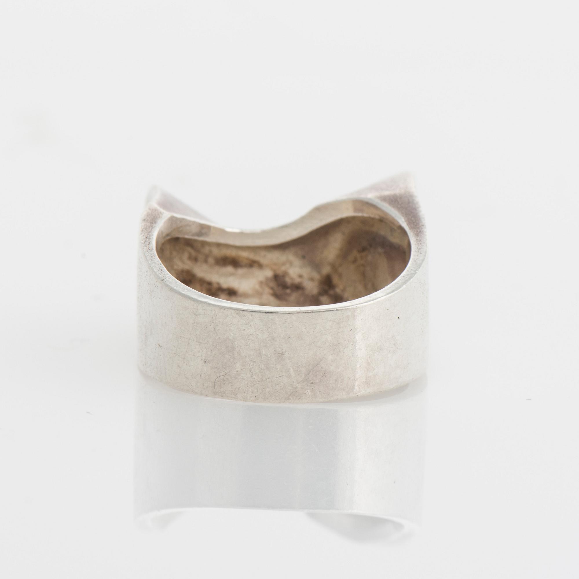 RING, Lapponia 1979, silver.