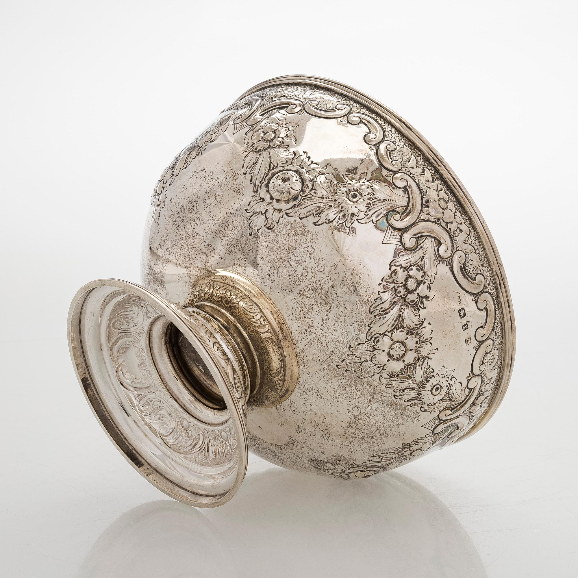 Malja, sterling hopea, Barker Brothers, Birmingham 1897.