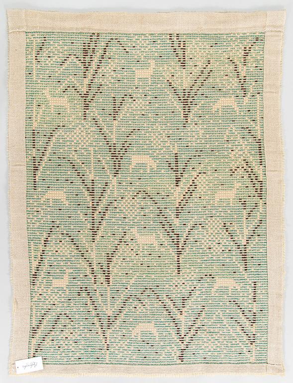 Aino Vuorinen, A rya rug, model for Neovius. Circa 145 x 105 cm.