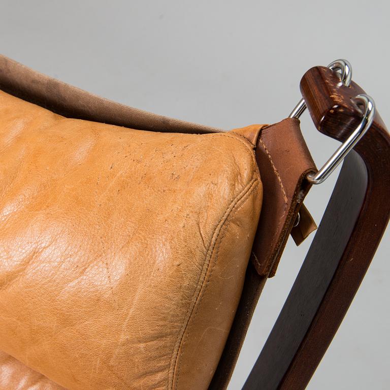 Sigurd Ressel, fåtölj, "Falcon chair", Vatne Möbler Norge 1970-tal.