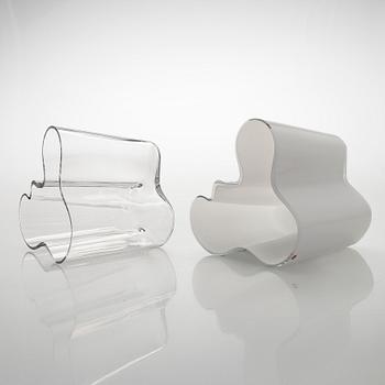 Alvar Aalto, maljakoita, 2kpl, malli 3030,  signeerattu Alvar Aalto.