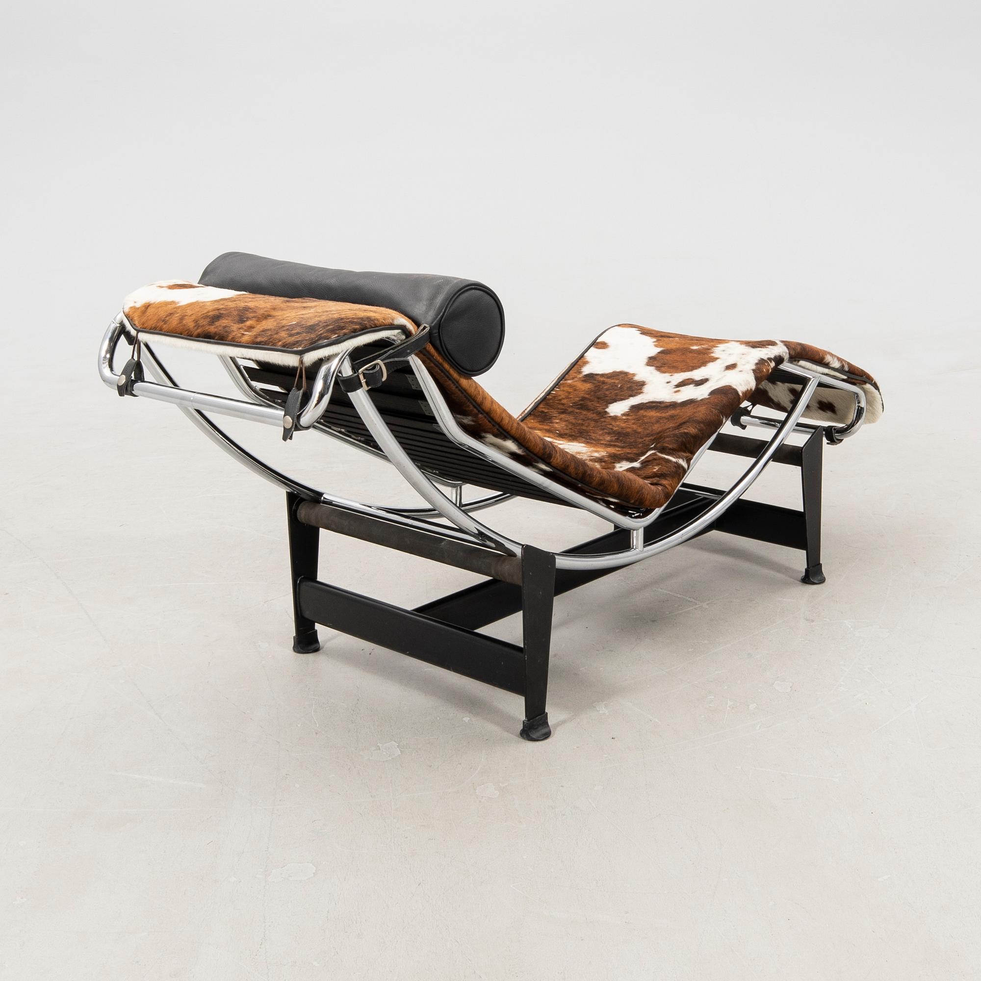 Le Corbusier, Pierre Jeanneret, and Charlotte Perriand, "LC4" chaise longue, Cassina Italy.