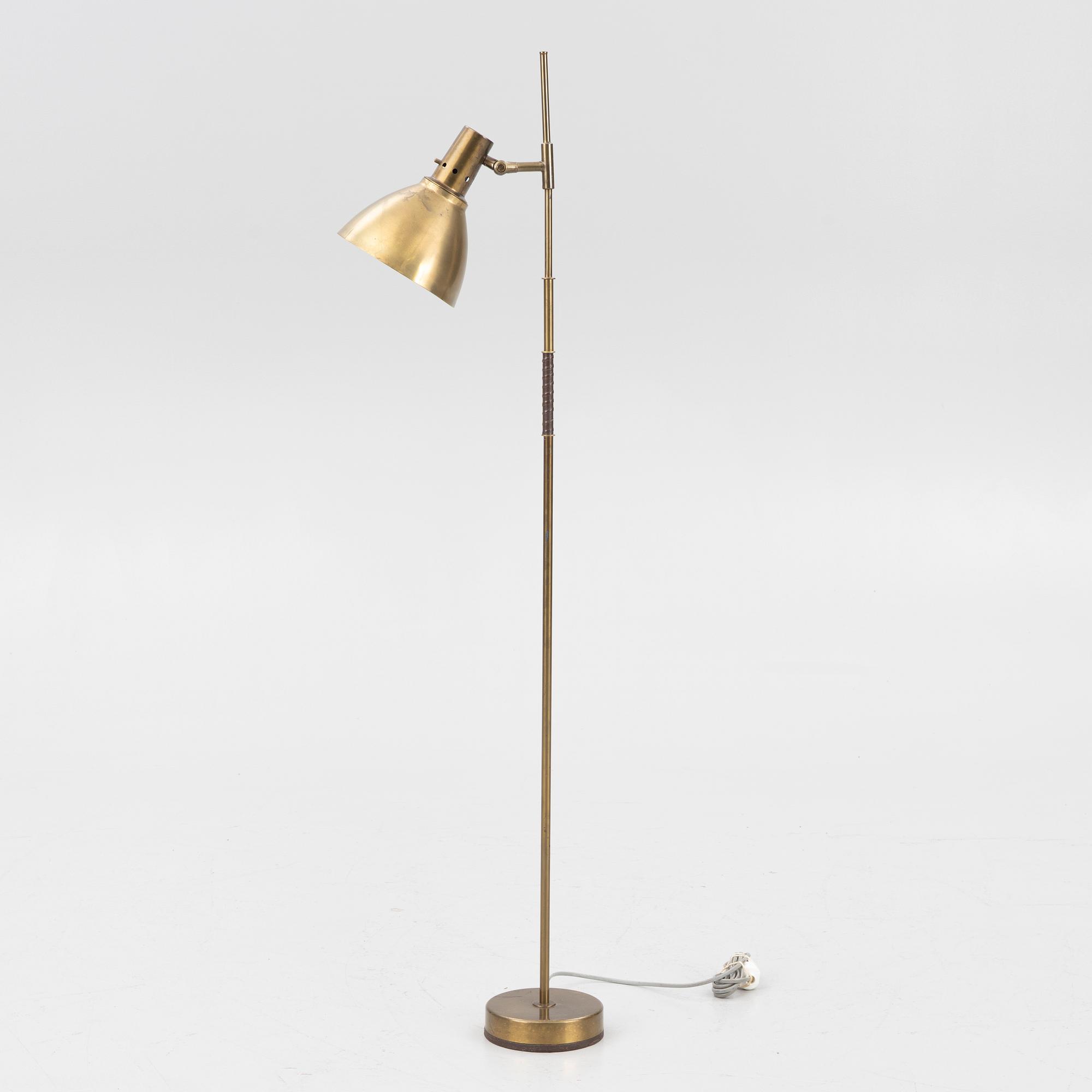 A floor lamp, Boréns, Borås, mid-20th century.