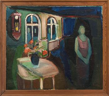GUNNAR JONN, oil on canvas, signed and dated -58.