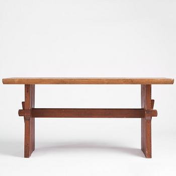 Axel Einar Hjorth, an oak and pine table 'Wärmdö', Nordiska Kompaniet, Sweden 1930s.