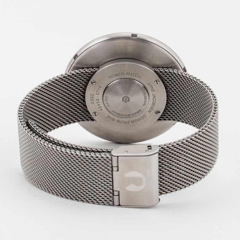 ARNE JACOBSEN, Rosendahl watches, wristwatch, 46 mm.