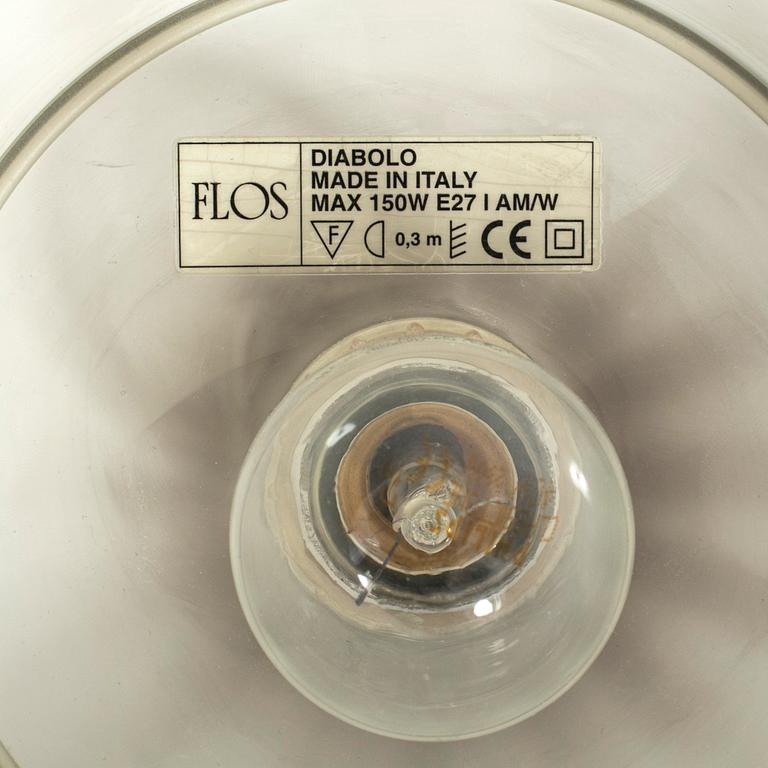 ACHILLE CASTIGLIONI, taklampa, "Diabolo", Flos, 2000-tal.