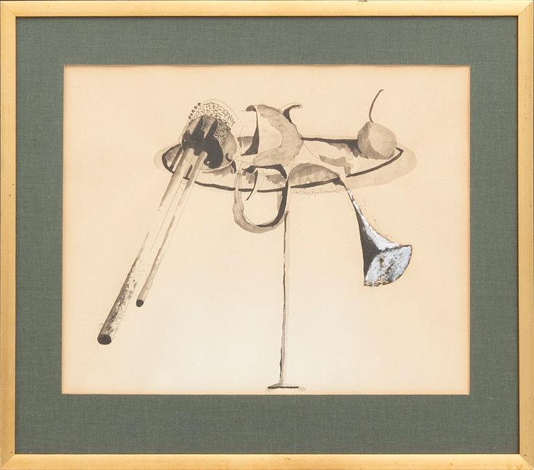 Carl Fredrik Reuterswärd, tusch och lavering,