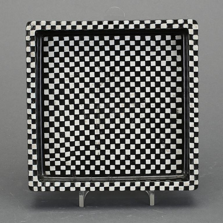 ASKFAT, stengods, "Domino", Stig Lindberg, Gustavsberg, 1955-69.