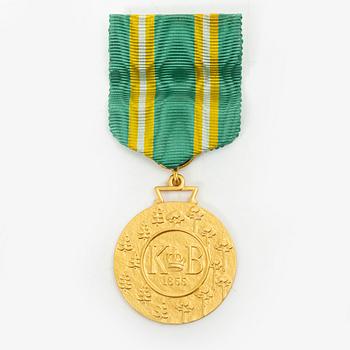 An 18K gold medal, Sporrong, Stockholm 1958.