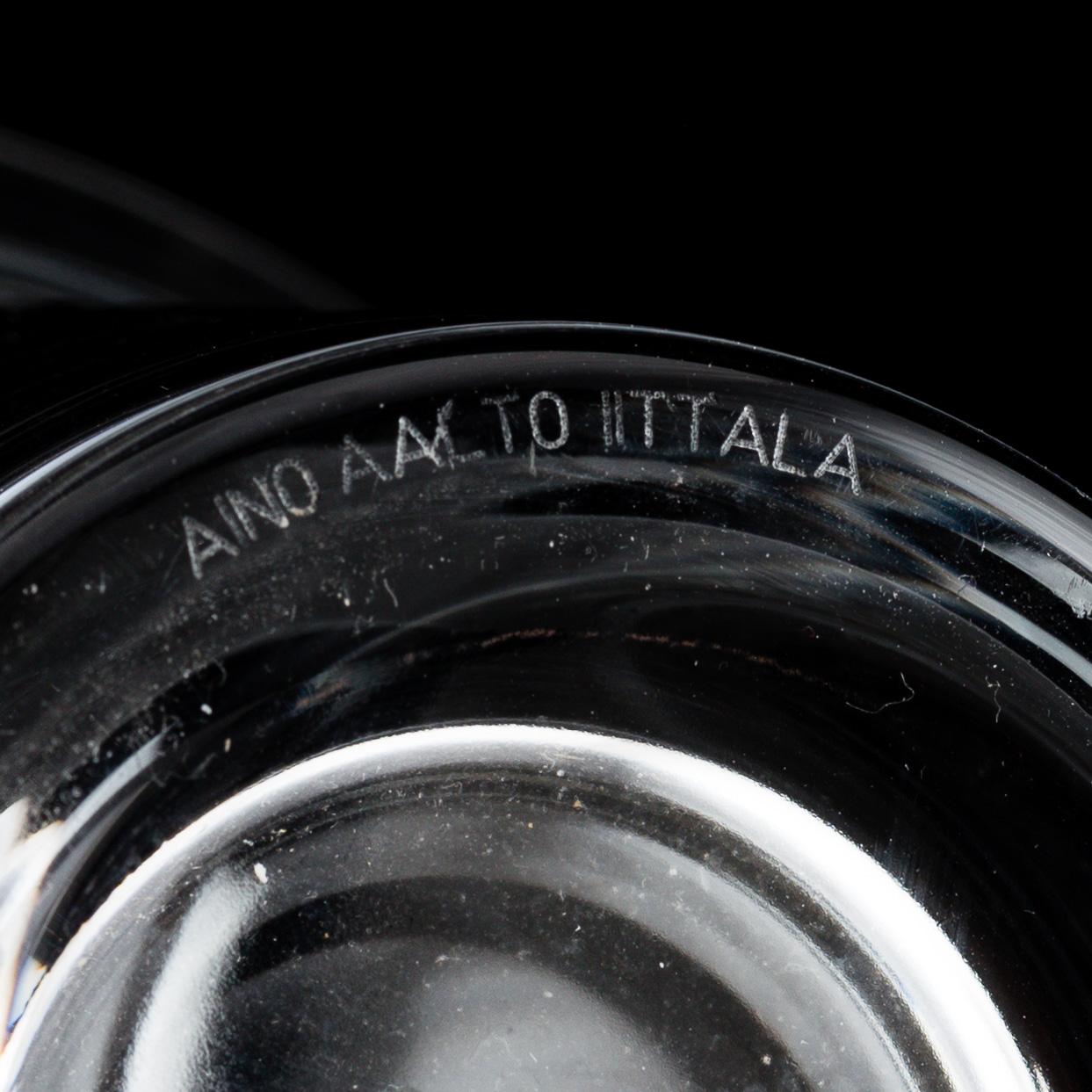 AINO AALTO, a 'Bölgeblick' glass vase, Iittala.