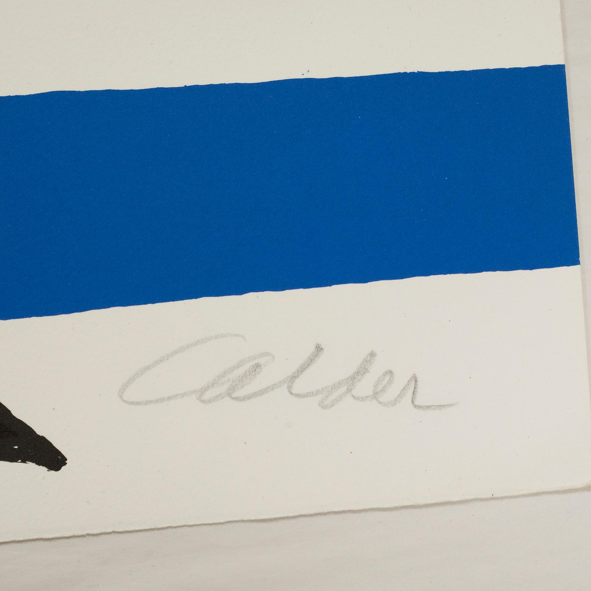 ALEXANDER CALDER, färglitografi, signerad EA-upplaga.